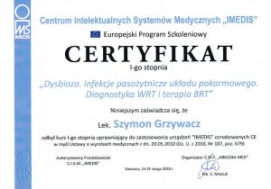 Kurs Centrum Intelektualnych Systemów Medycznych